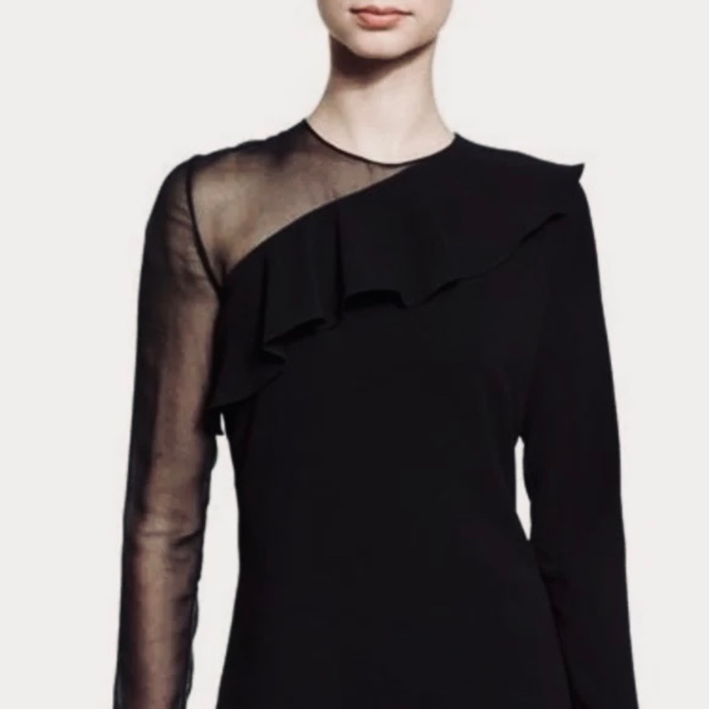 Cushnie Et Ochs Bella Ruffled Blouse size L